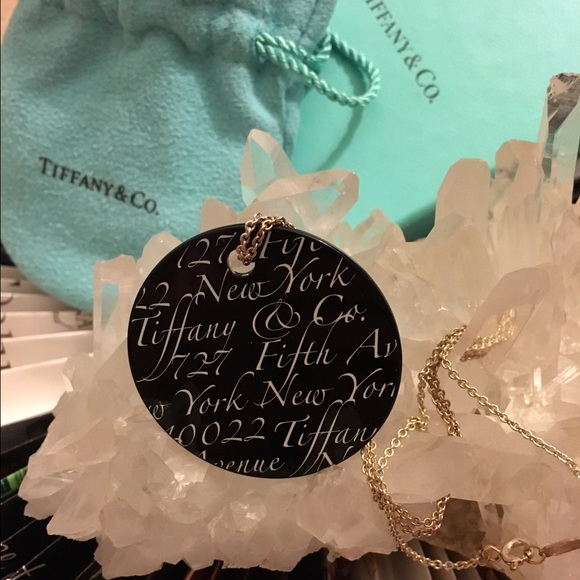Tiffany & Co. Jewelry - Tiffany & Co. Onyx Note Necklace